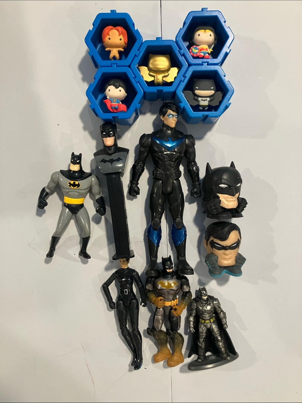 Batman and Nightwing DC kids toy lot